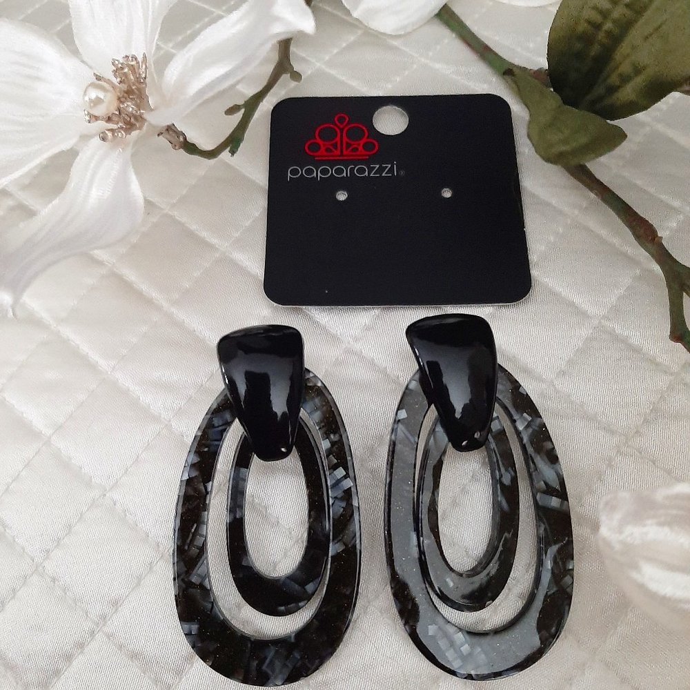Paparazzi Double Hoop Post Earrings